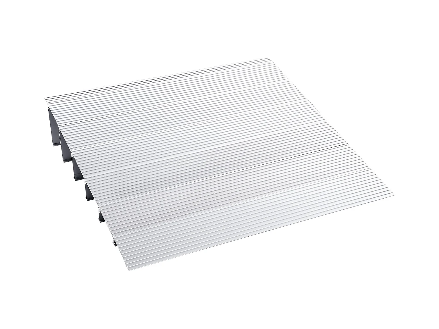 Rampe de Seuil en Aluminium SucceBuy, élévation de 15.24cm, 363kg pour Fauteuils Roulants, Scooters