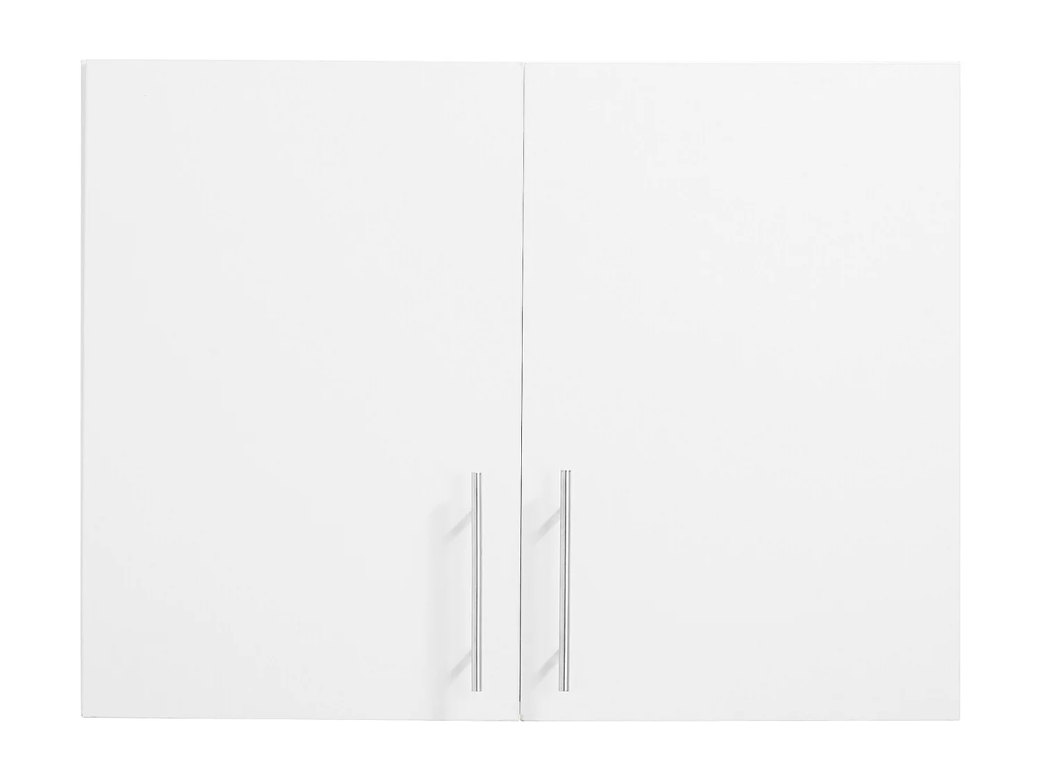 Armoire Murale SucceBuy Armoire Murale de Buanderie avec 2 Portes et 2 Niveaux, 81,5 cm