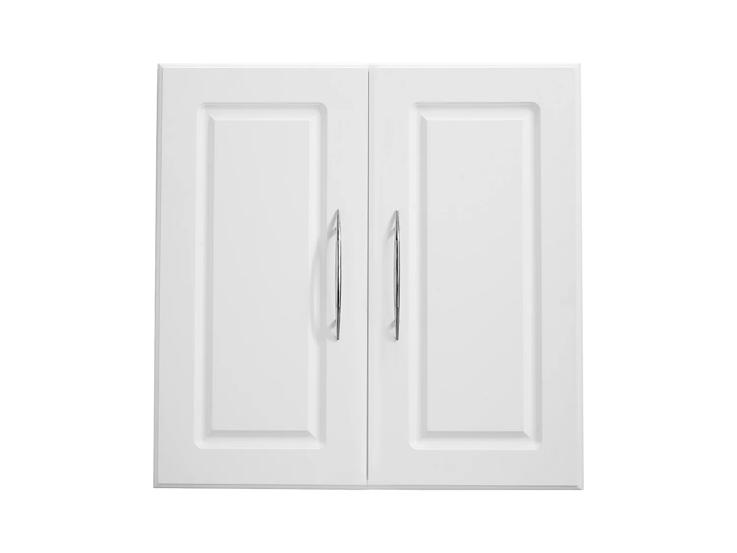 Armoire Murale SucceBuy Armoire Murale de Rangement pour Buanderie 60 cm avec 2 Portes, Couleur Blanche