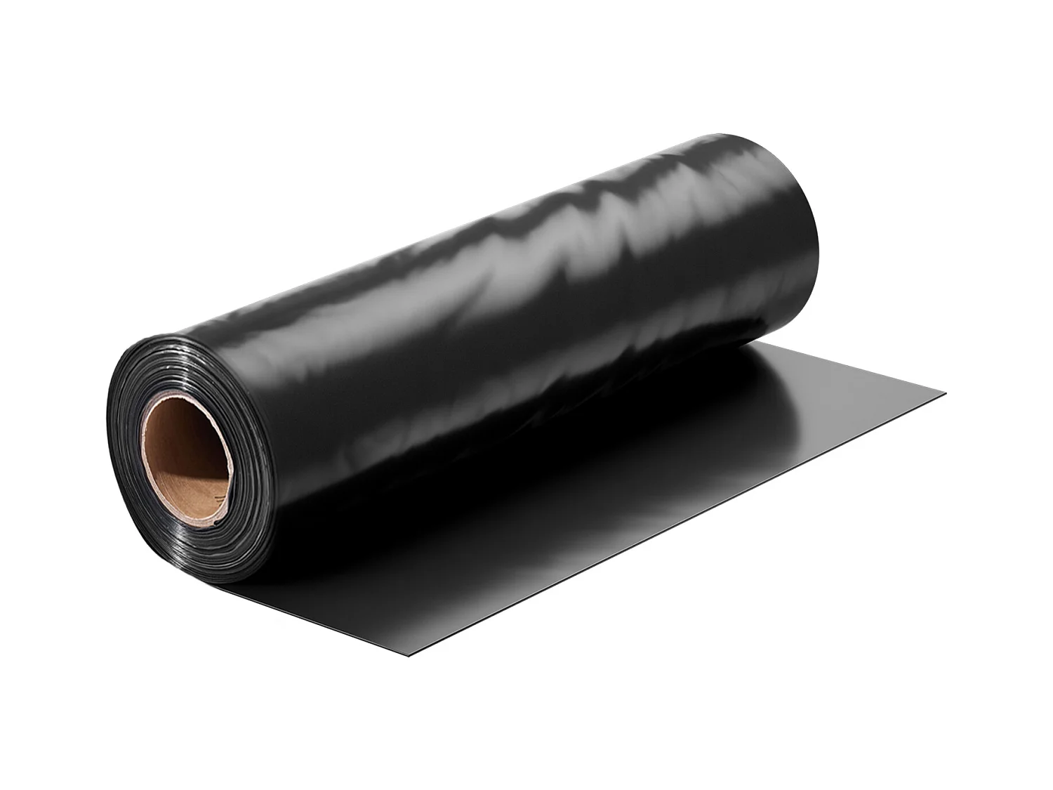 Bâche Plastique Robuste SucceBuy Rouleau de Bâche en Plastique Robuste 0.25 mm, 305 x 3048 cm, Polyéthylène, Noir