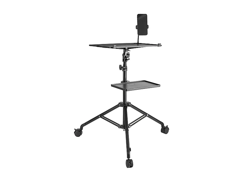 Projectorbevestiging SucceBuy Projectorstandaard met Wielen, Laptopstatief, Hoogte 80 tot 170 cm