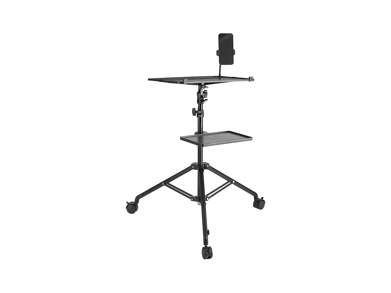 Support pour Vidéoprojecteur SucceBuy Support de Projecteur avec Roulettes, Trépied pour Ordinateur Portable, Hauteur 80 à 170 cm