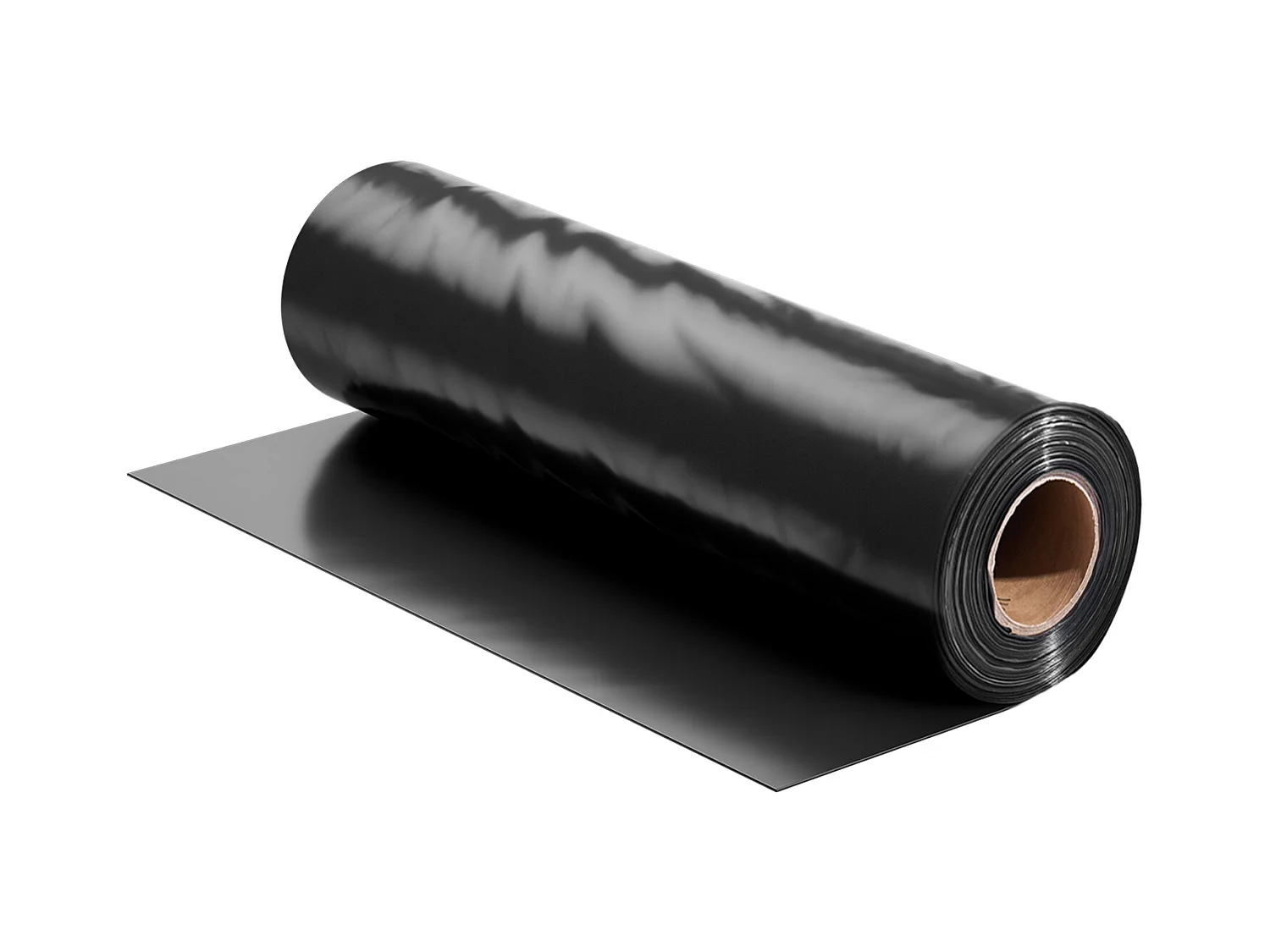 Bâche Plastique Robuste SucceBuy Rouleau de Feuille de Plastique 0.15 mm, 731.5 x 3048 cm en Polyéthylène Robuste Noir