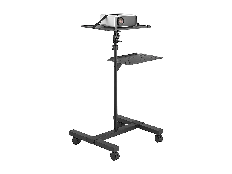 Support pour Vidéoprojecteur SucceBuy Support de Projecteur avec Roulettes, Support de Sol, Hauteur 58 à 145 cm