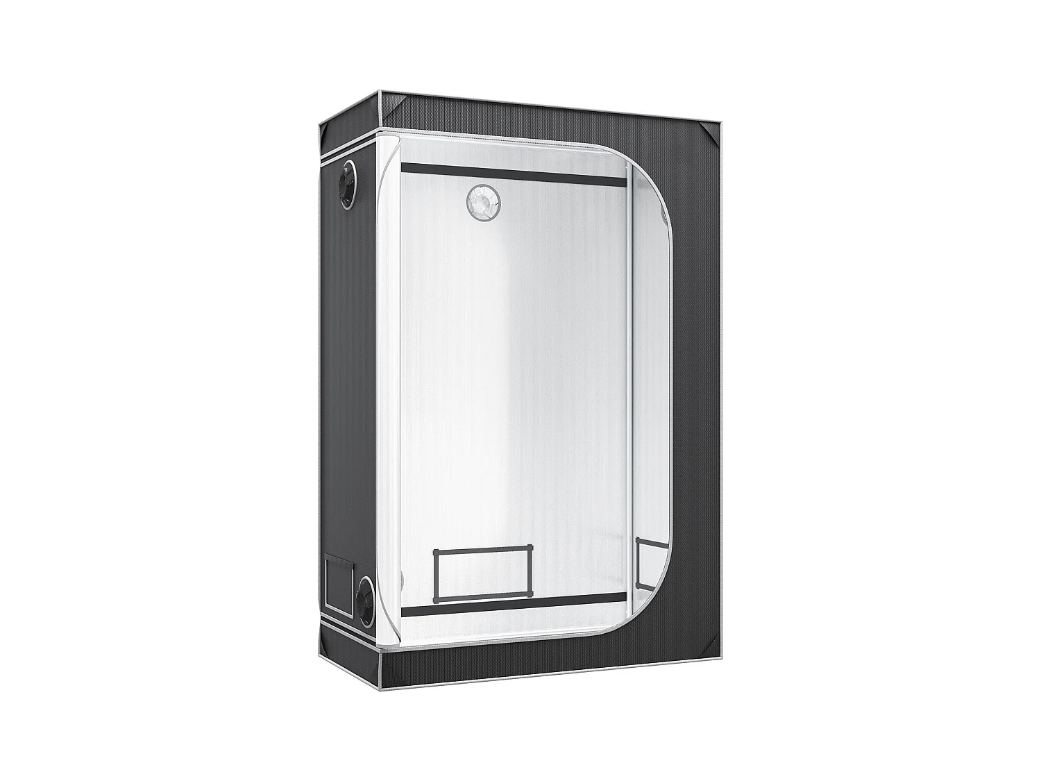 Tente de Culture SucceBuy Tente de Culture Intérieure Hydroponique Grow Tent 122 x 61 x 183 cm avec Fenêtre et Plateau