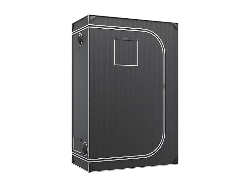 Tente de Culture SucceBuy Tente de Culture Intérieure Hydroponique Grow Tent 122 x 61 x 183 cm avec Fenêtre et Plateau