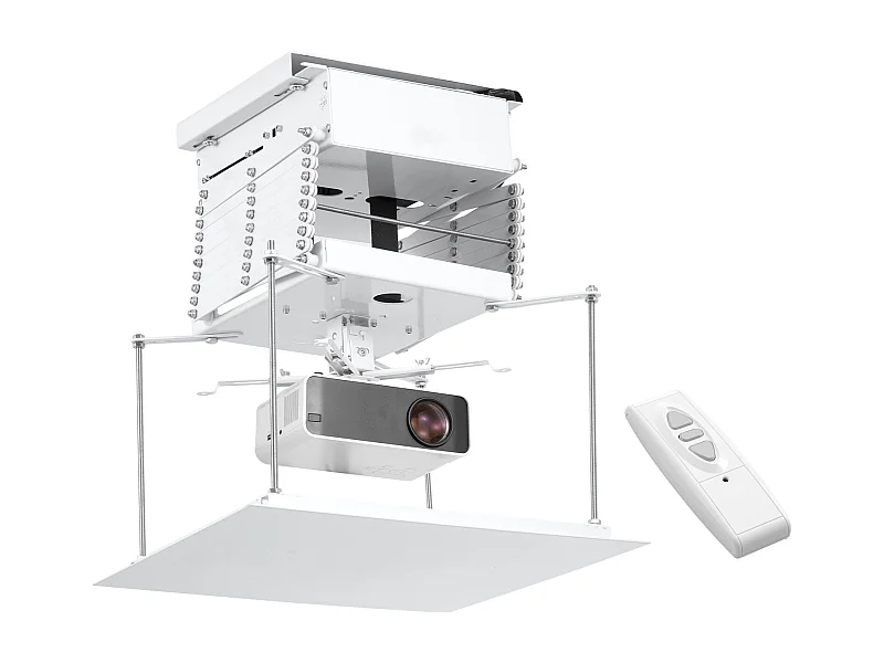 Soporte para Proyector SucceBuy Soporte Motorizado para Proyector, Altura Ajustable desde 150 cm