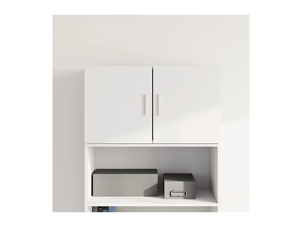 Armoire murale blanc 70x42,5x40 cm bois d'ingénierie