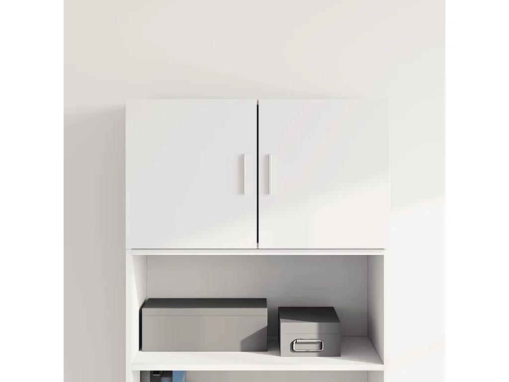Armoire murale blanc 70x42,5x40 cm bois d'ingénierie