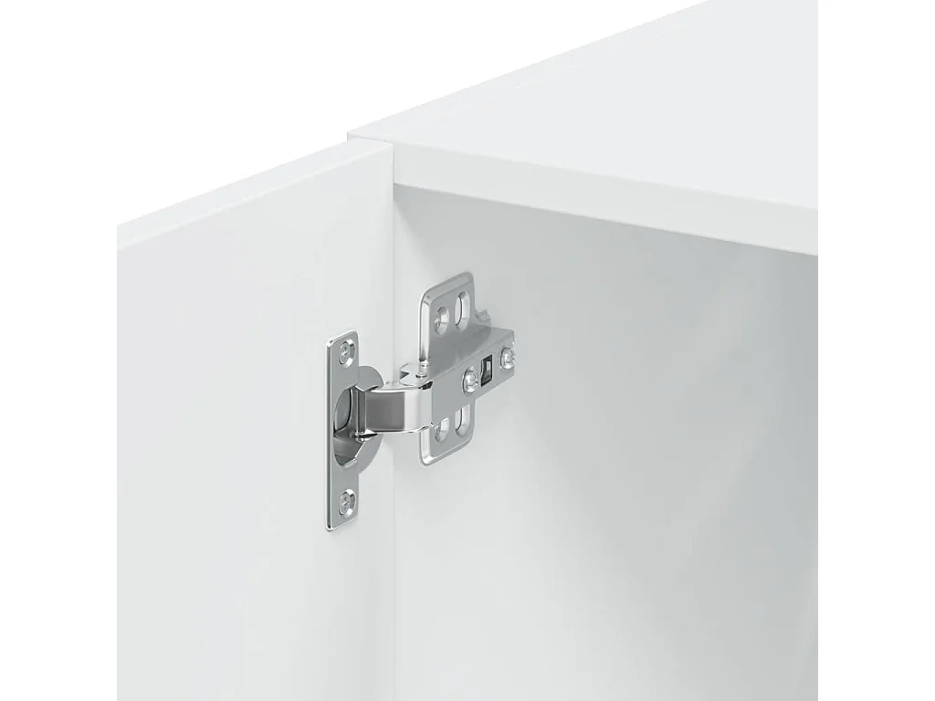 Armoire murale blanc 70x42,5x40 cm bois d'ingénierie