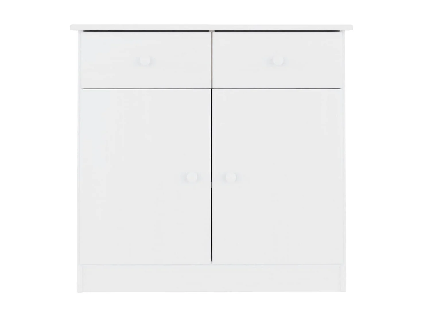 Buffet ALTA blanc 77x35x73 cm bois massif de pin