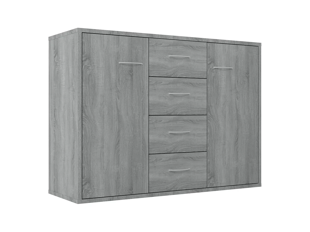 Buffet Sonoma gris 88x30x65 cm Bois d'ingénierie