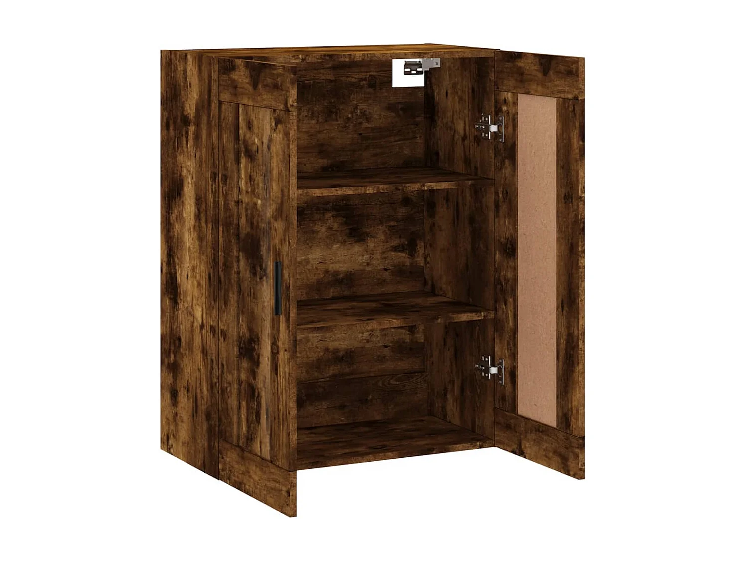 Armoire murale chêne fumé 69,5x34x90 cm bois d'ingénierie