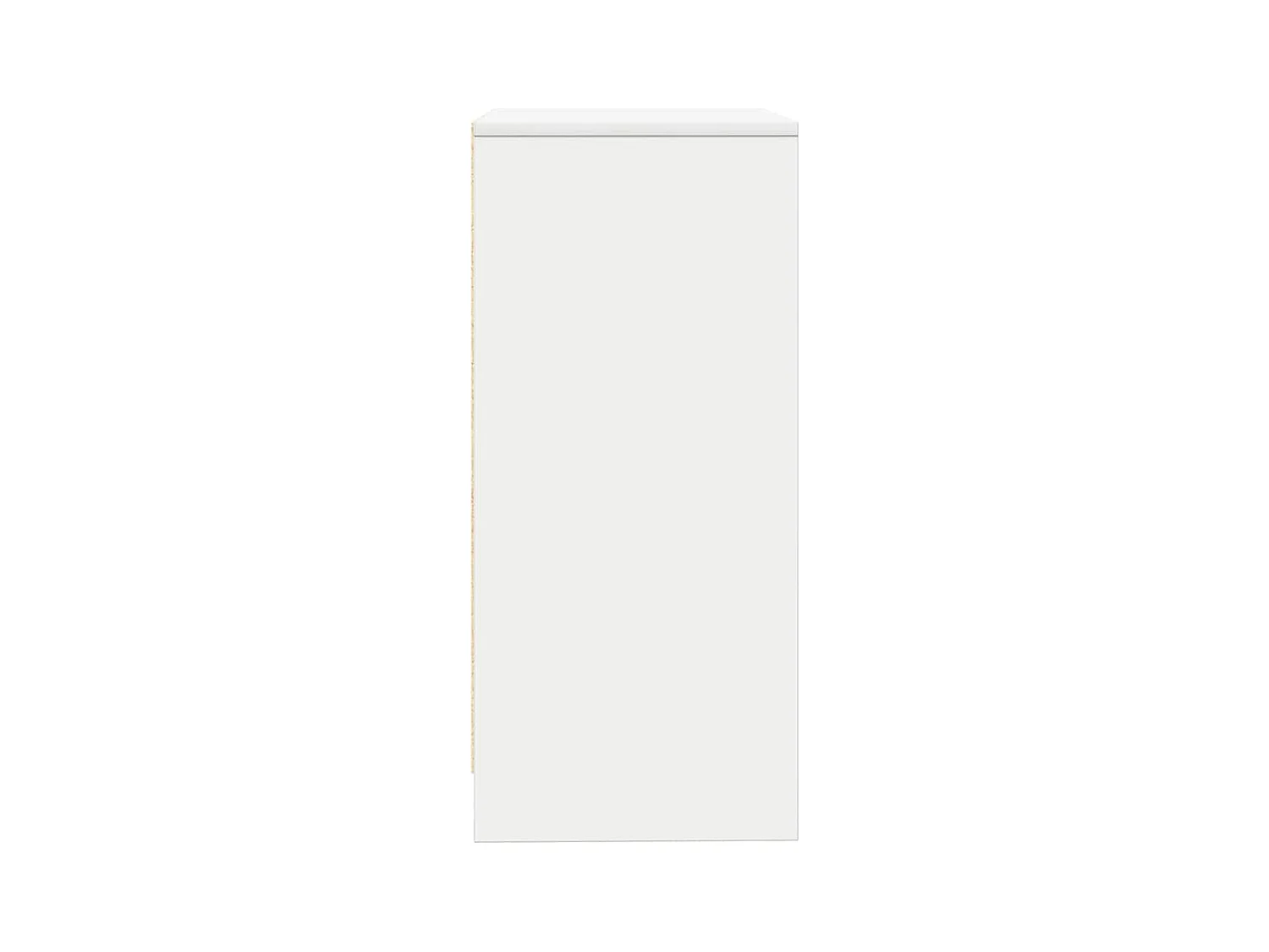 Buffet blanc 57x34x76 cm bois d'ingénierie