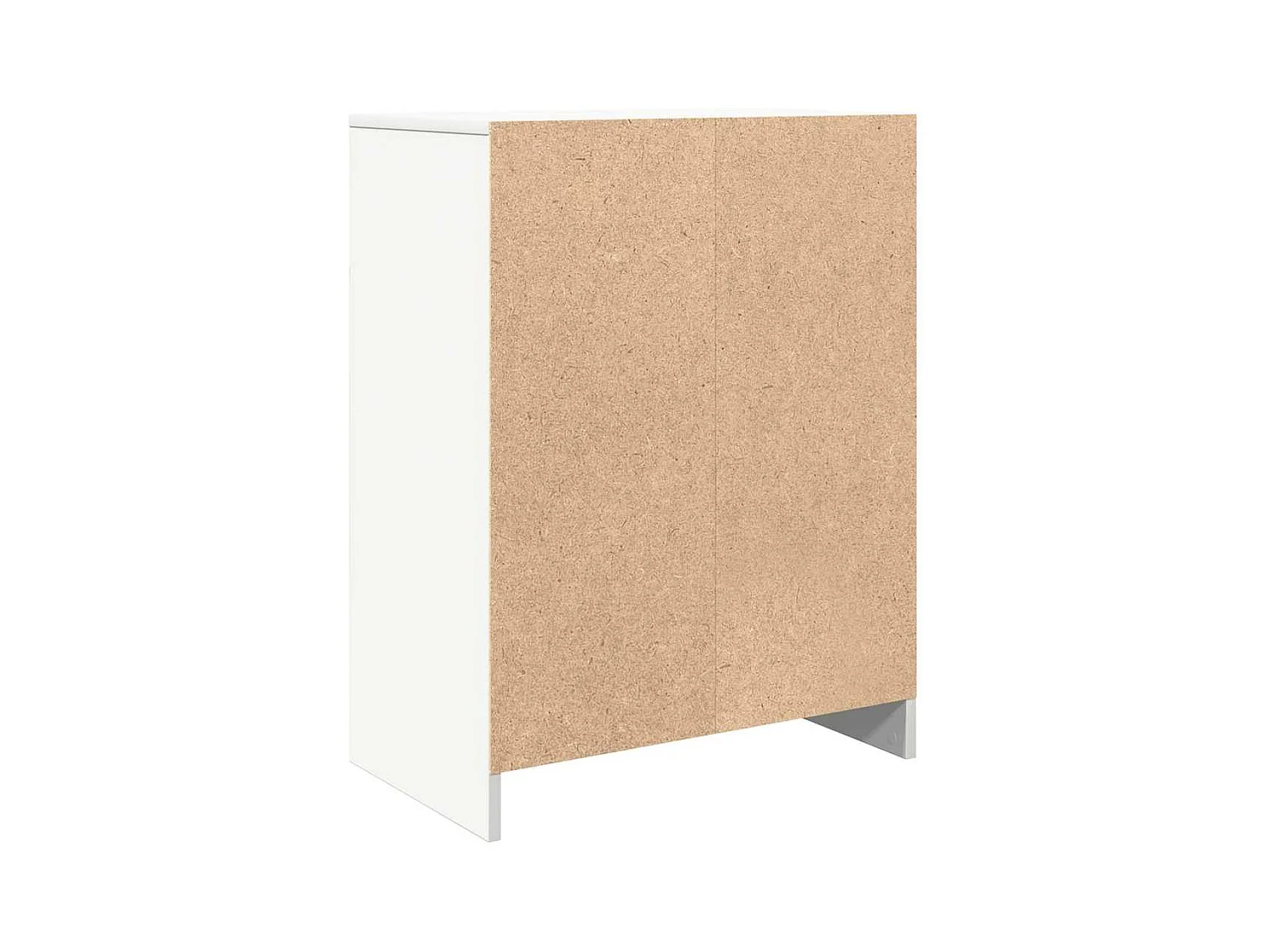 Buffet blanc 57x34x76 cm bois d'ingénierie