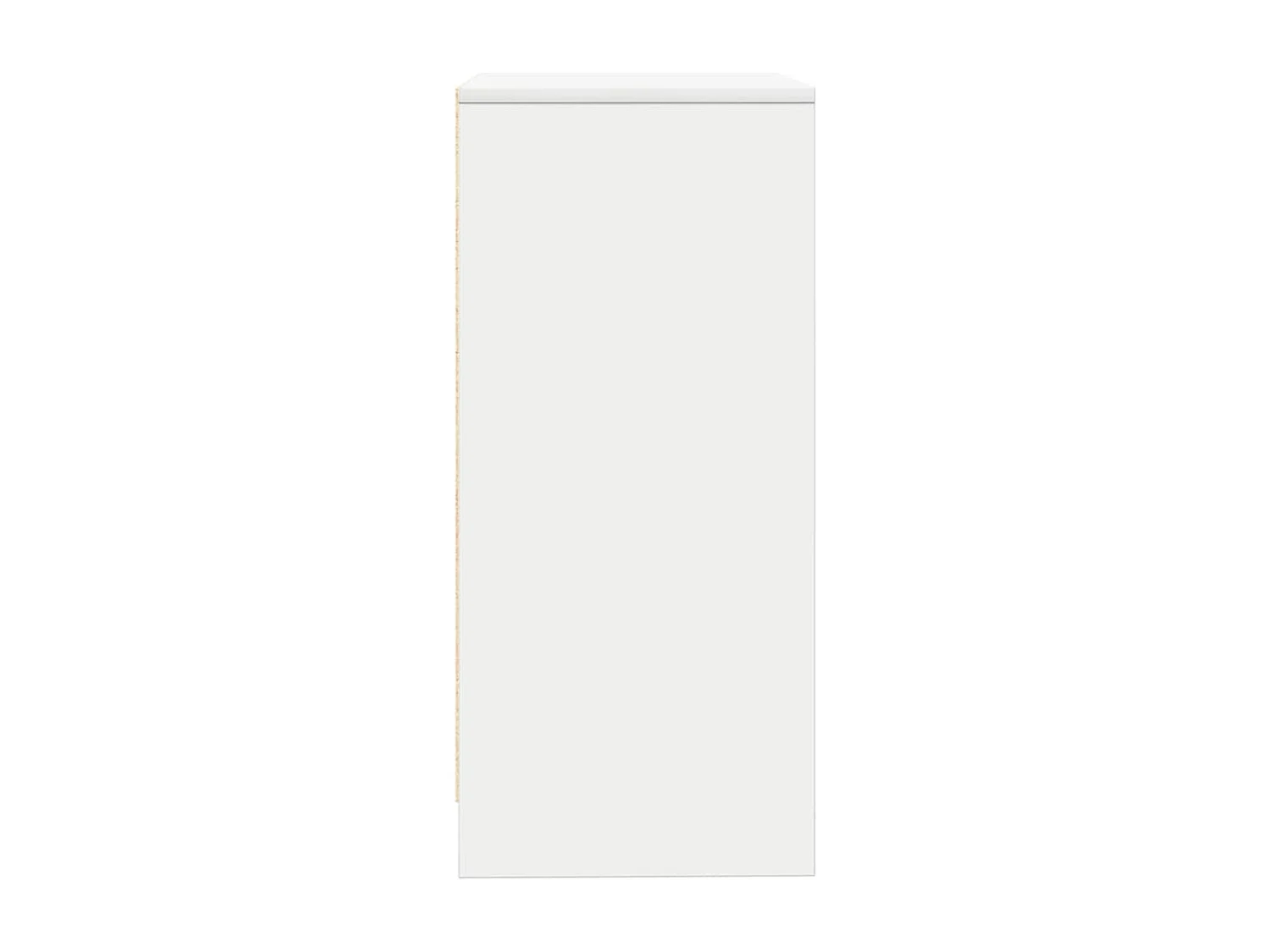 Buffet blanc 57x34x76 cm bois d'ingénierie