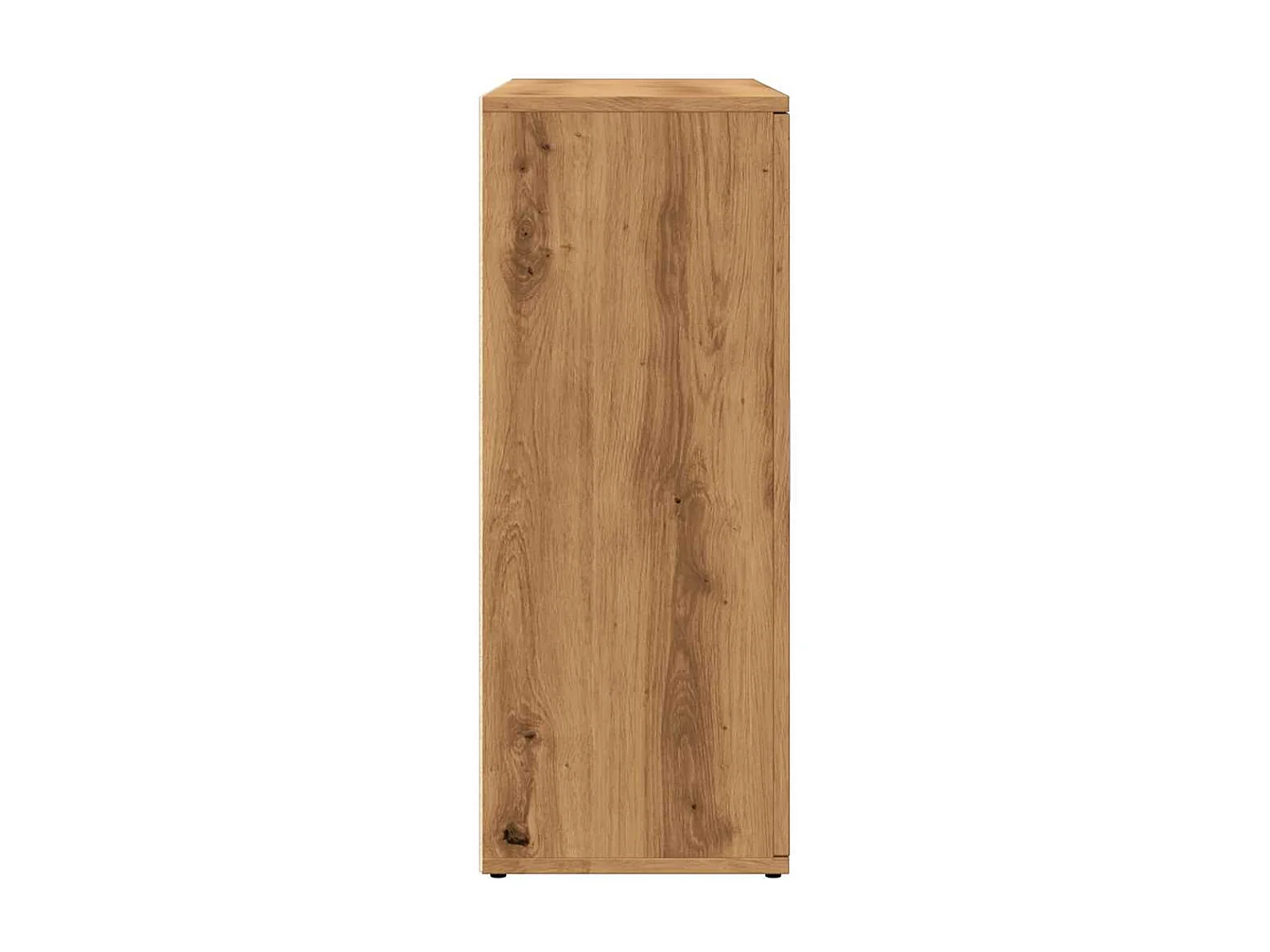 Aparador de roble artesanal 91x29,5x75 cm madera de ingeniería