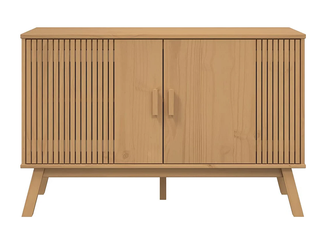 Buffet OLDEN marron 114x43x73,5 cm bois massif de pin