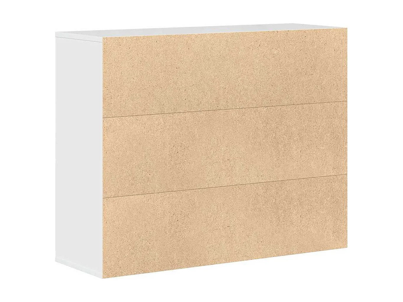 Buffet Blanc brillant 88x30x70 cm Bois d'ingénierie