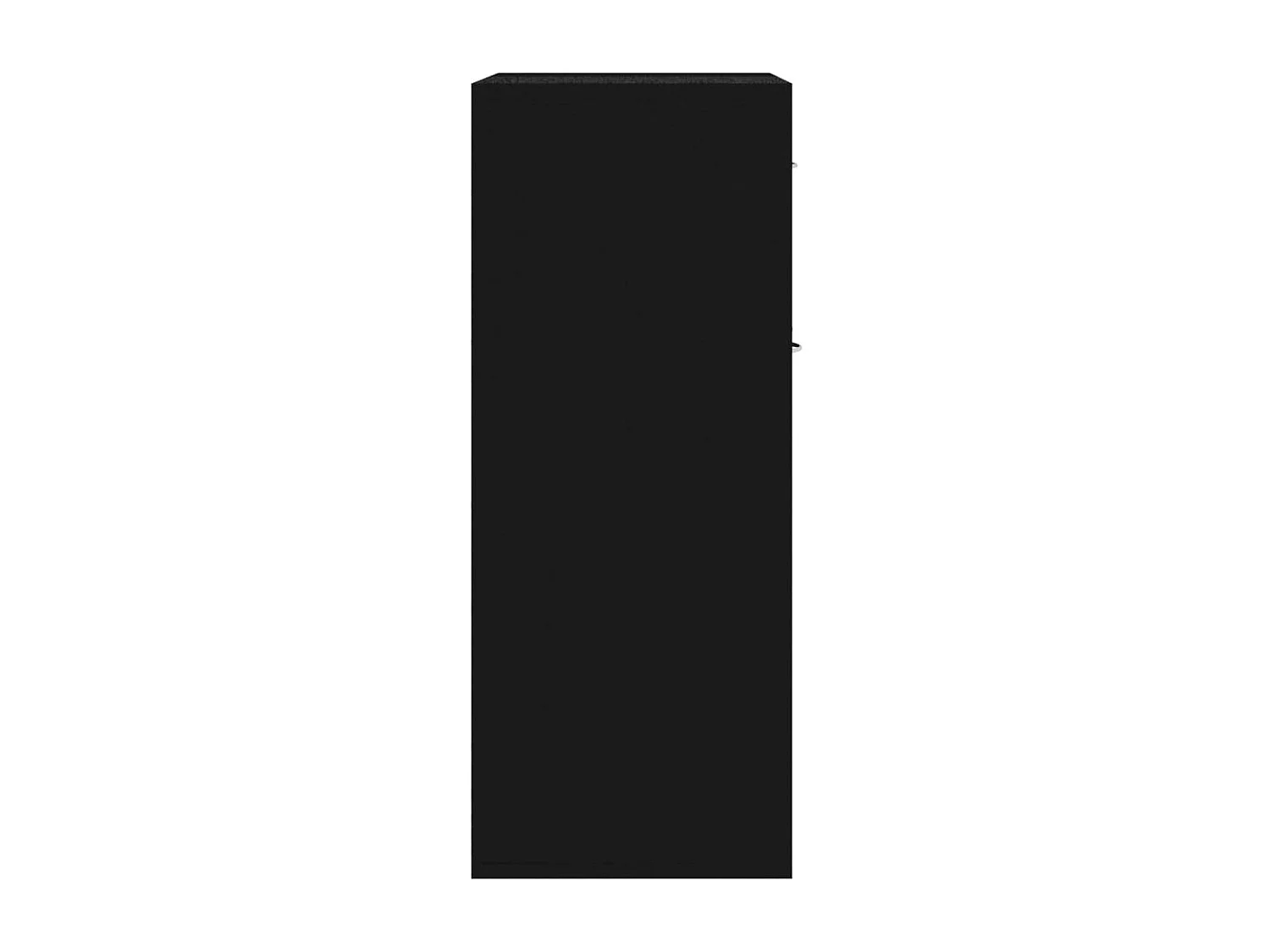 Buffet noir 60x30x75 cm bois d'ingénierie