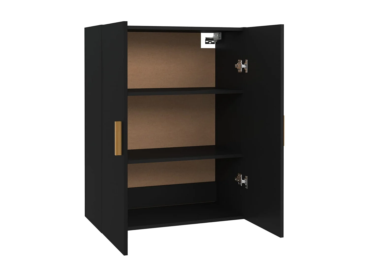Armoire murale suspendue Noir 69,5x34x90 cm