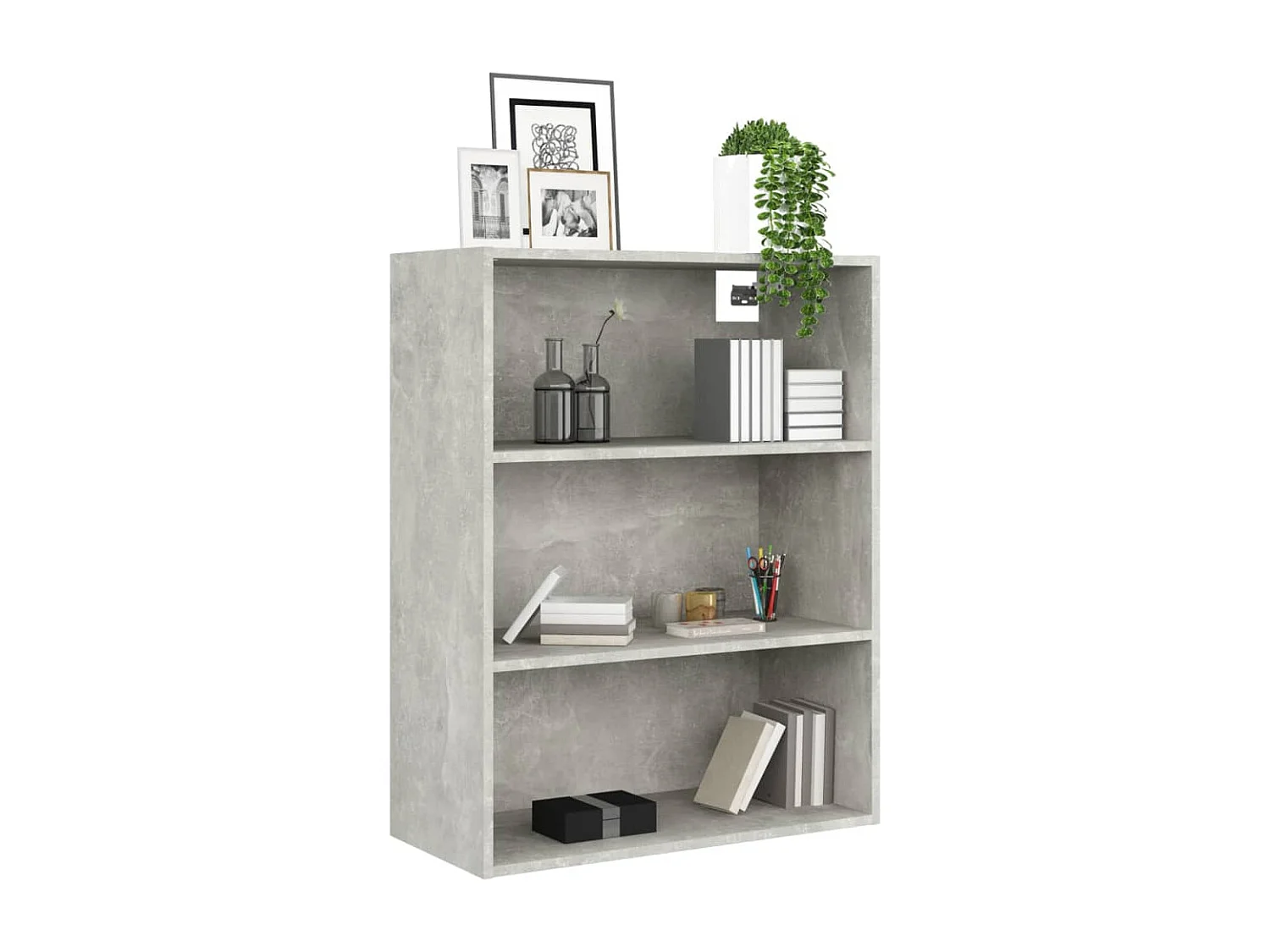 Armoire murale suspendue Gris béton 69,5x32,5x90 cm