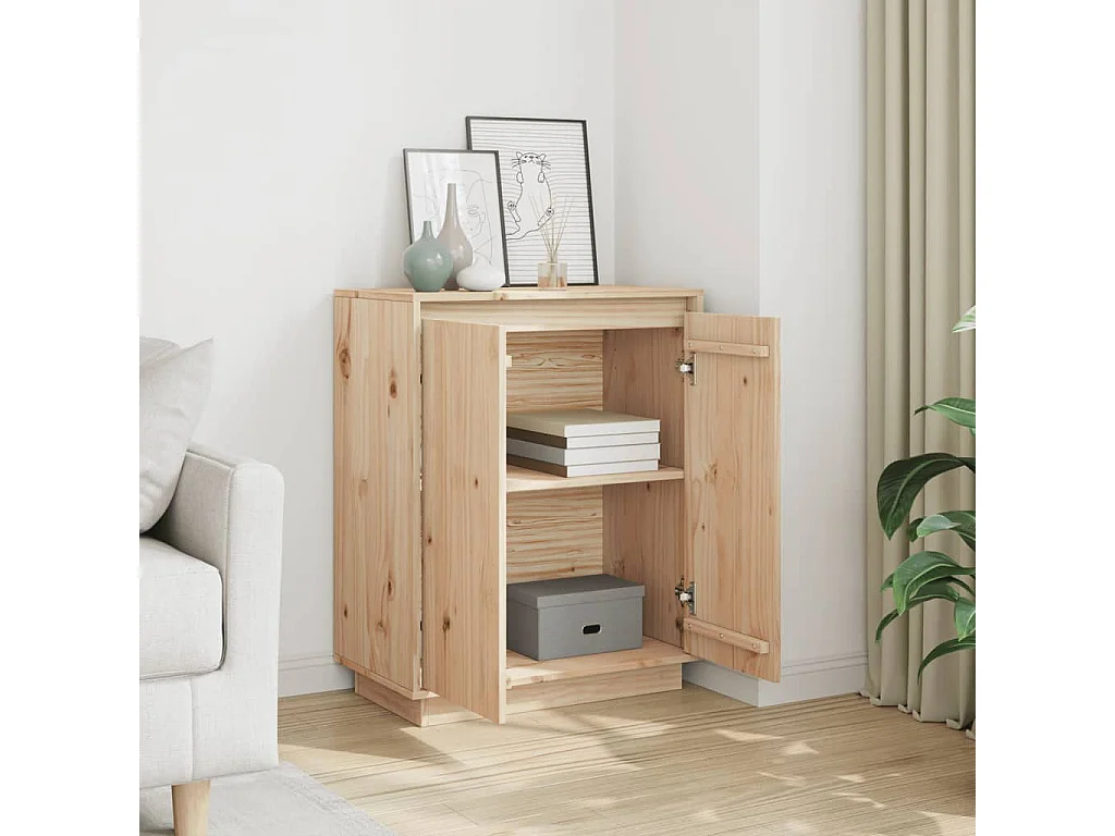 Buffet 60x34x75 cm Bois massif de pin