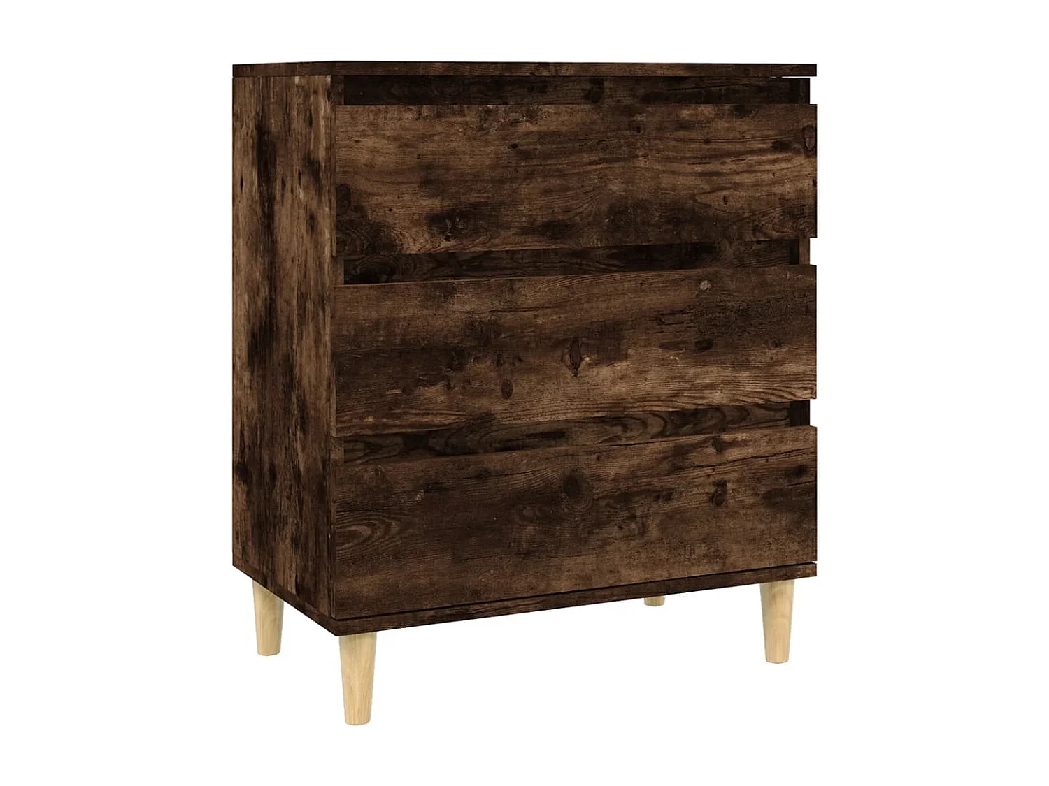 Buffet Chêne fumé 60x35x70 cm Bois d'ingénierie