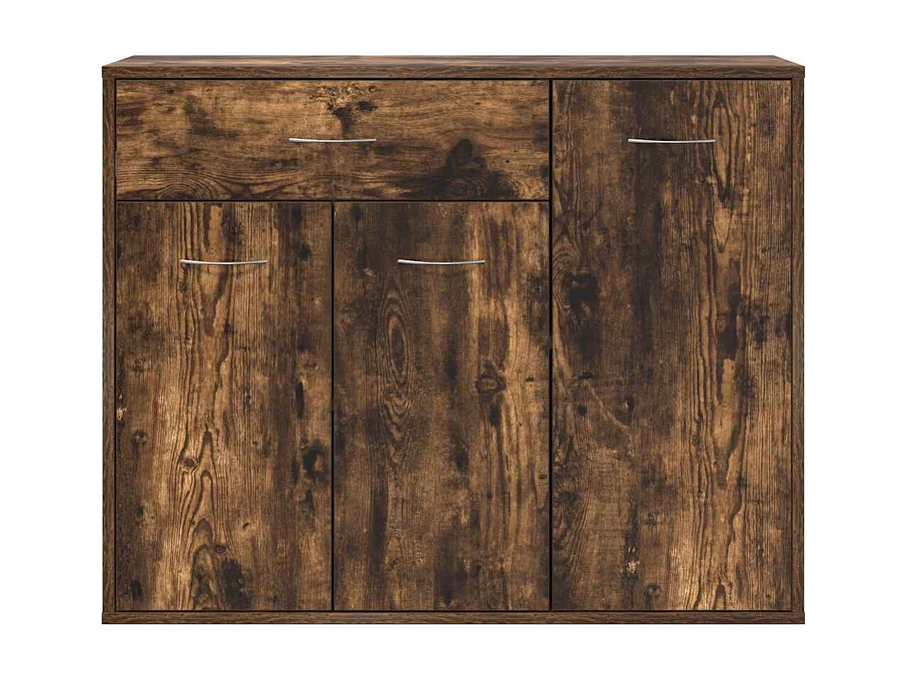 Buffet Chêne fumé 88x30x70 cm Bois d'ingénierie