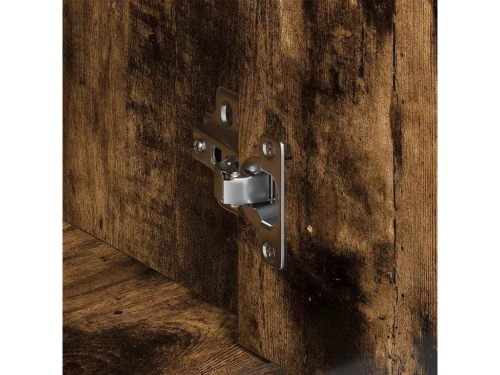 Buffet Chêne fumé 88x30x70 cm Bois d'ingénierie