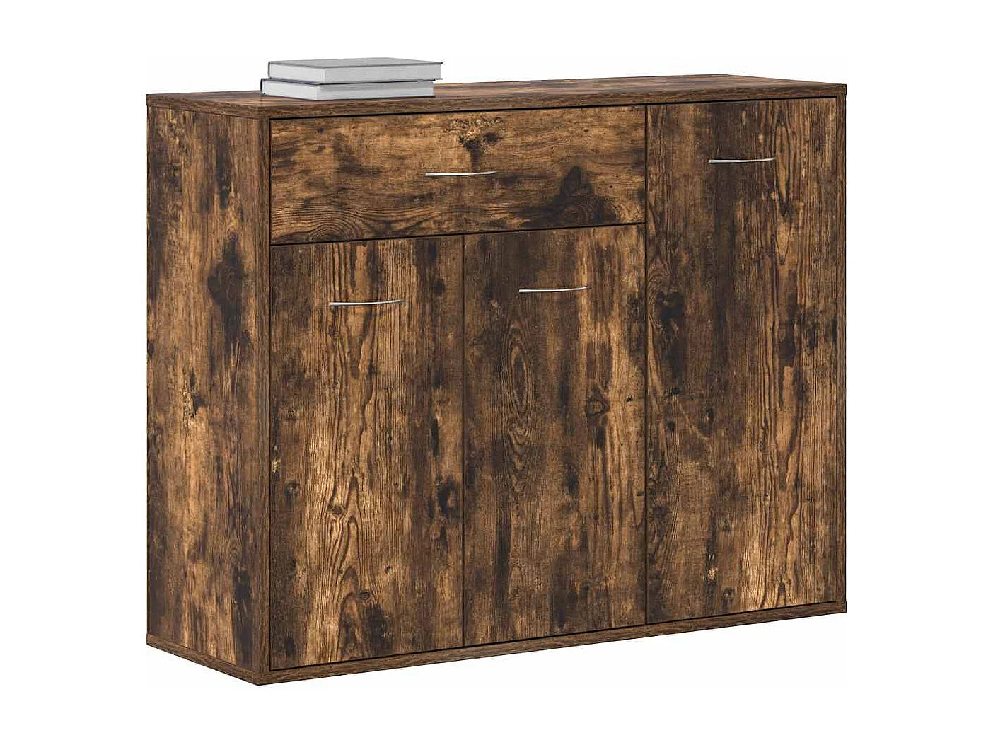 Buffet Chêne fumé 88x30x70 cm Bois d'ingénierie