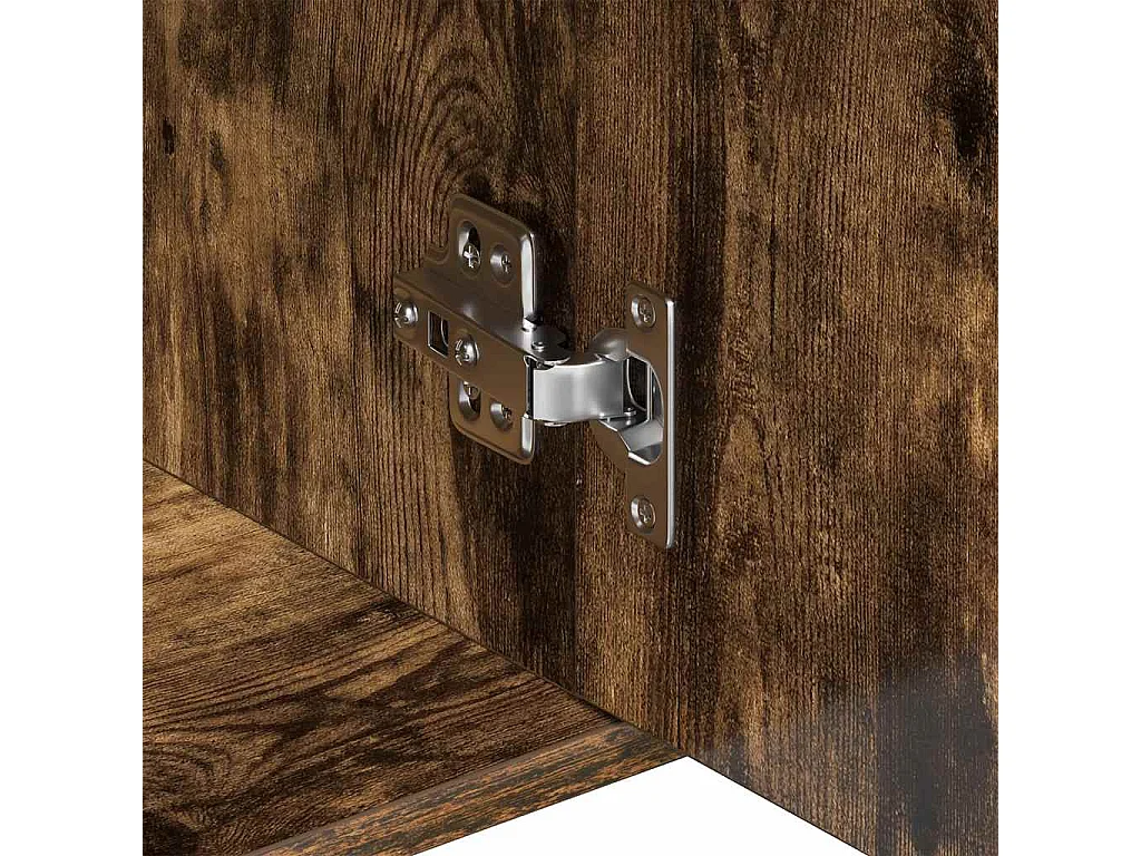 Buffet Chêne fumé 88x30x70 cm Bois d'ingénierie