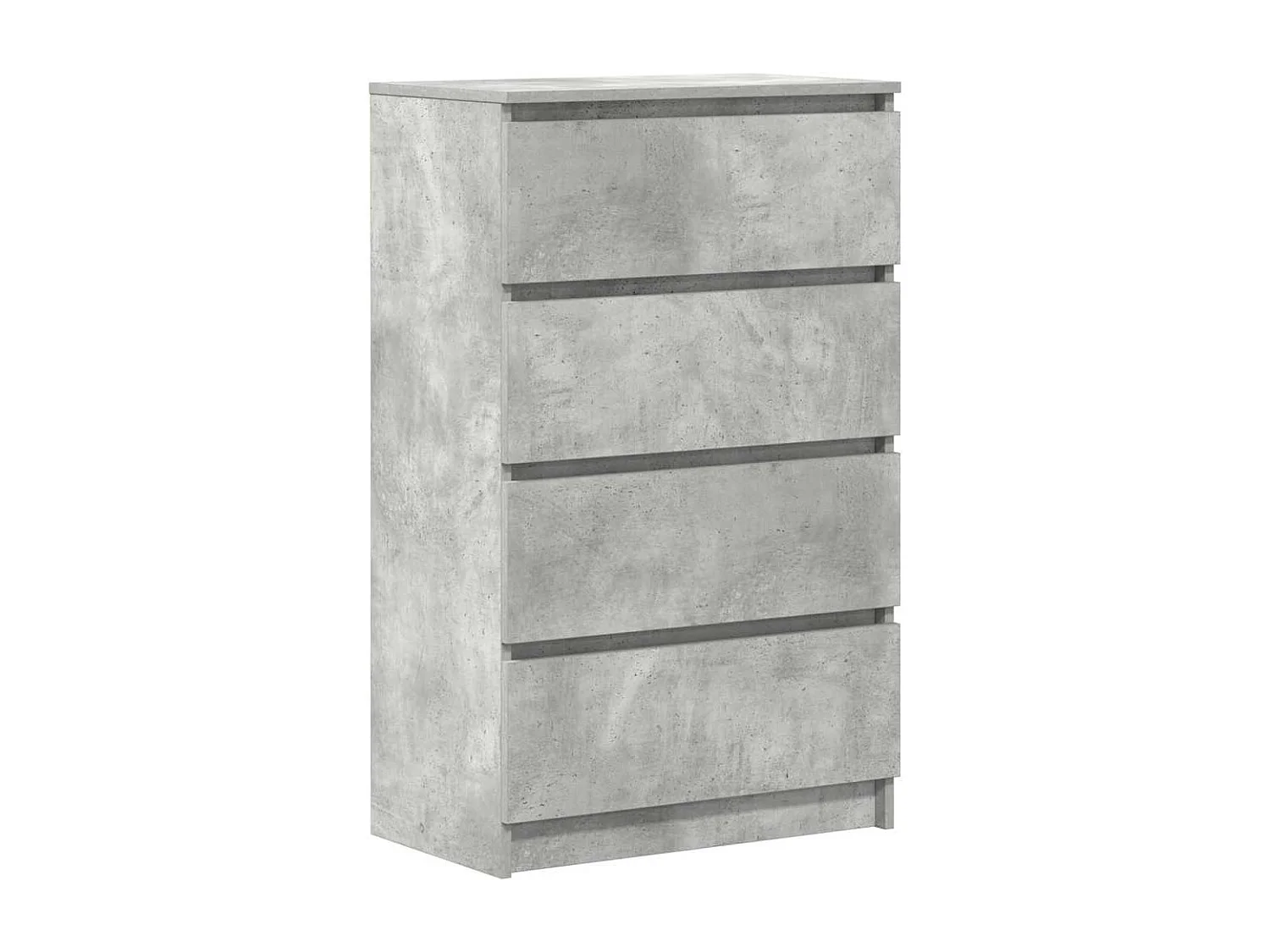 Buffet Gris béton 60x35x98,5 cm Bois d'ingénierie