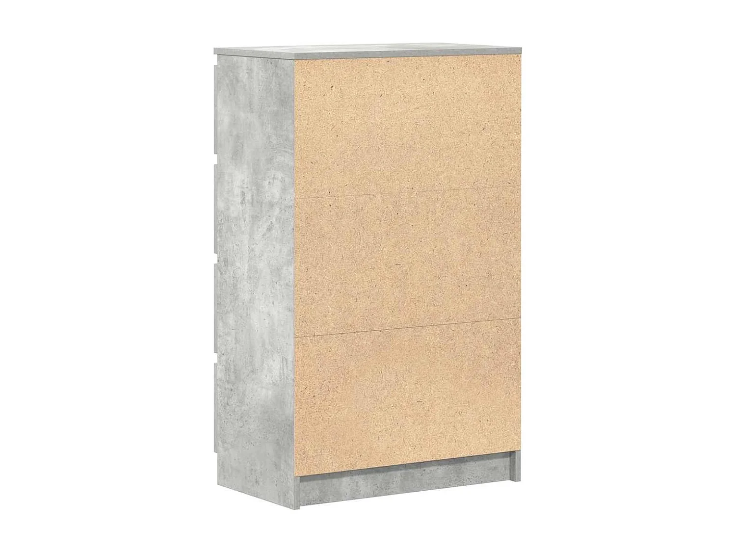 Buffet Gris béton 60x35x98,5 cm Bois d'ingénierie