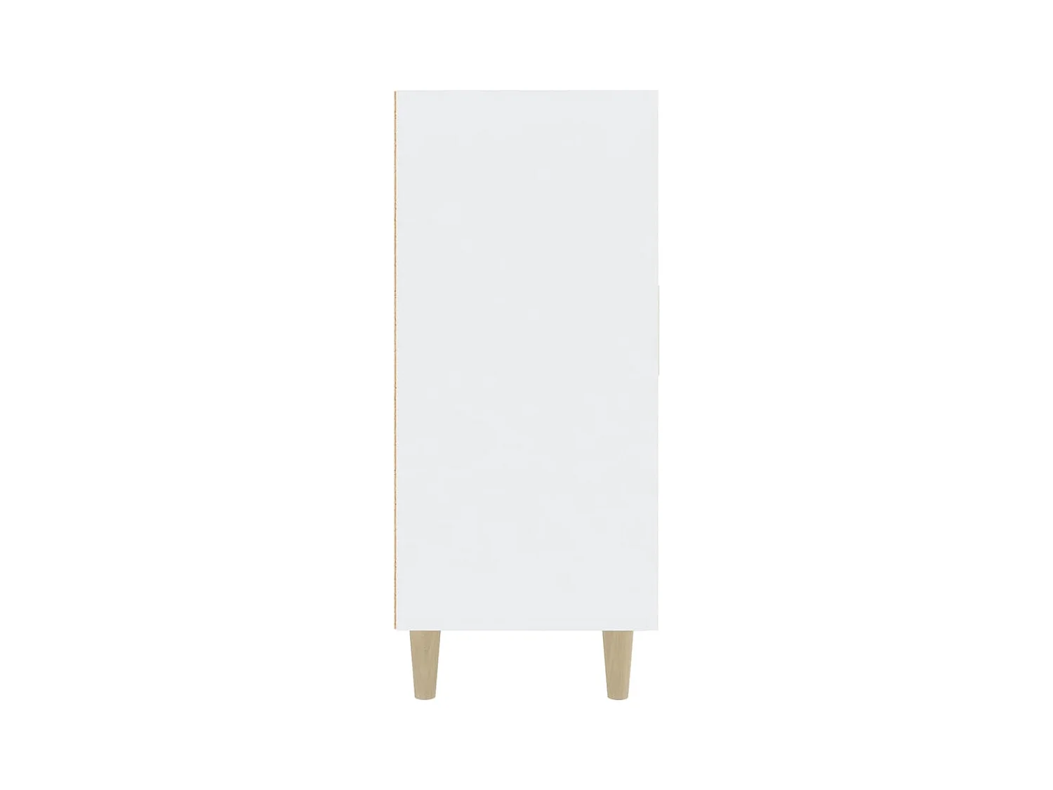 Buffet blanc 90x34x80 cm bois d'ingénierie