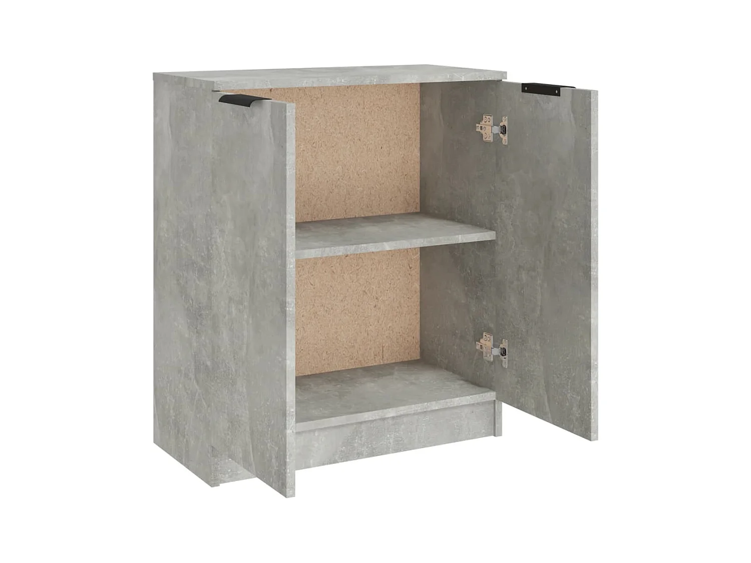 Buffet Gris béton 60x30x70 cm Bois d'ingénierie