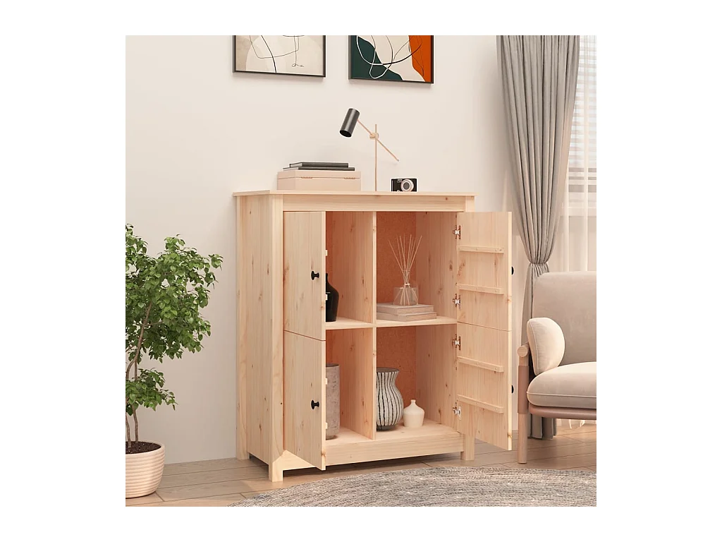 Credenza 83x41,5x100 cm Legno massello di pino