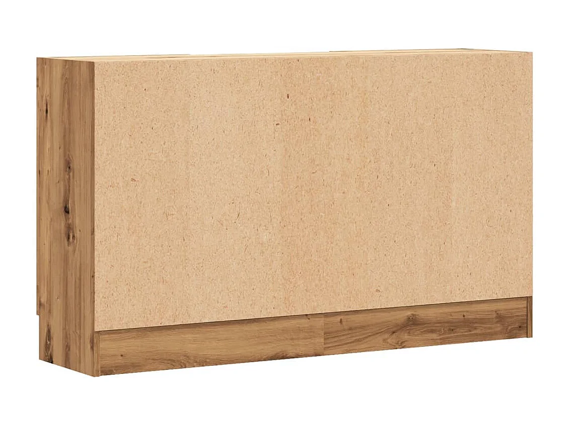 Buffet chêne artisanal 120x30,5x70 cm bois d'ingénierie