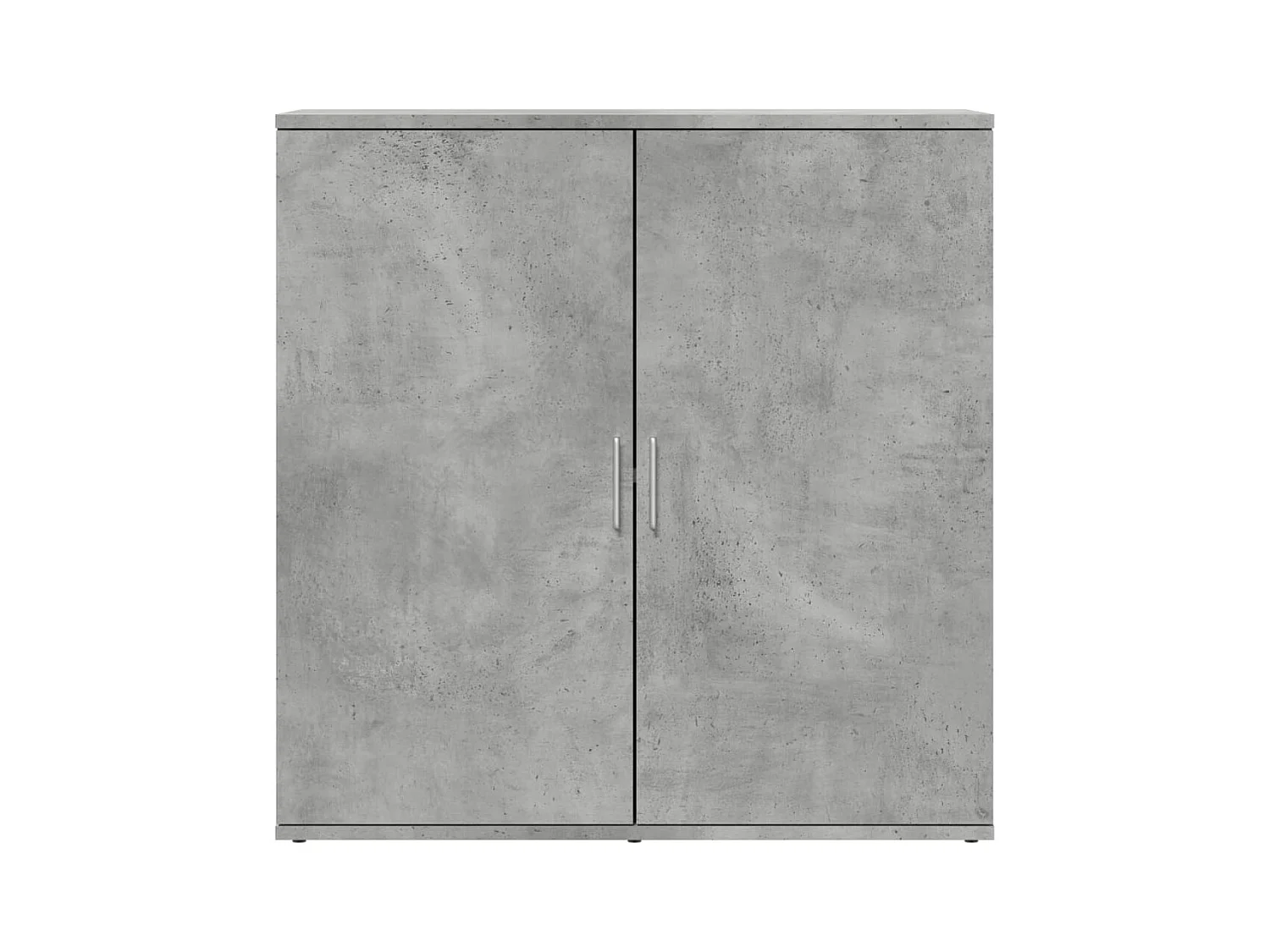 Buffet gris béton 79x38x80 cm bois d'ingénierie