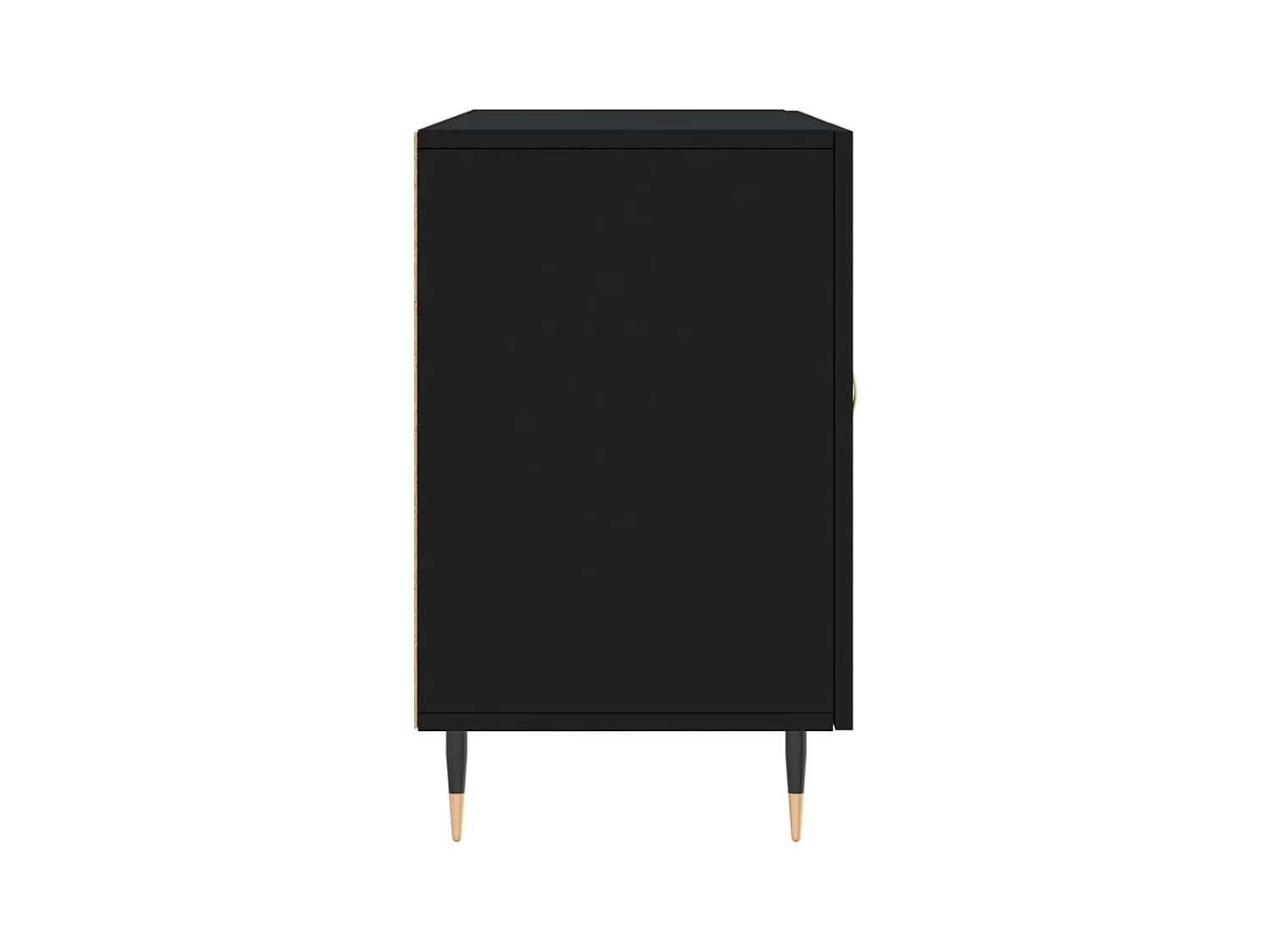 Credenza nera 100x36x60 cm in legno ingegnerizzato