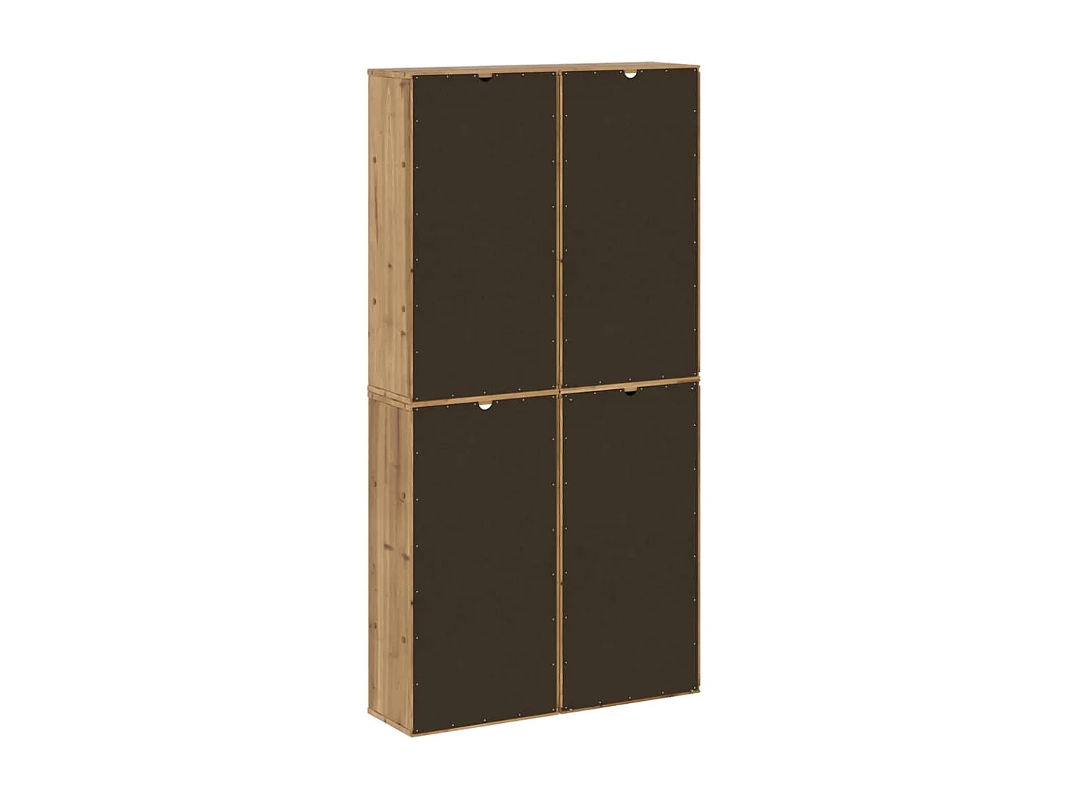 Armoires latérales 4 pcs ODDA 40x24x79 cm bois massif pin