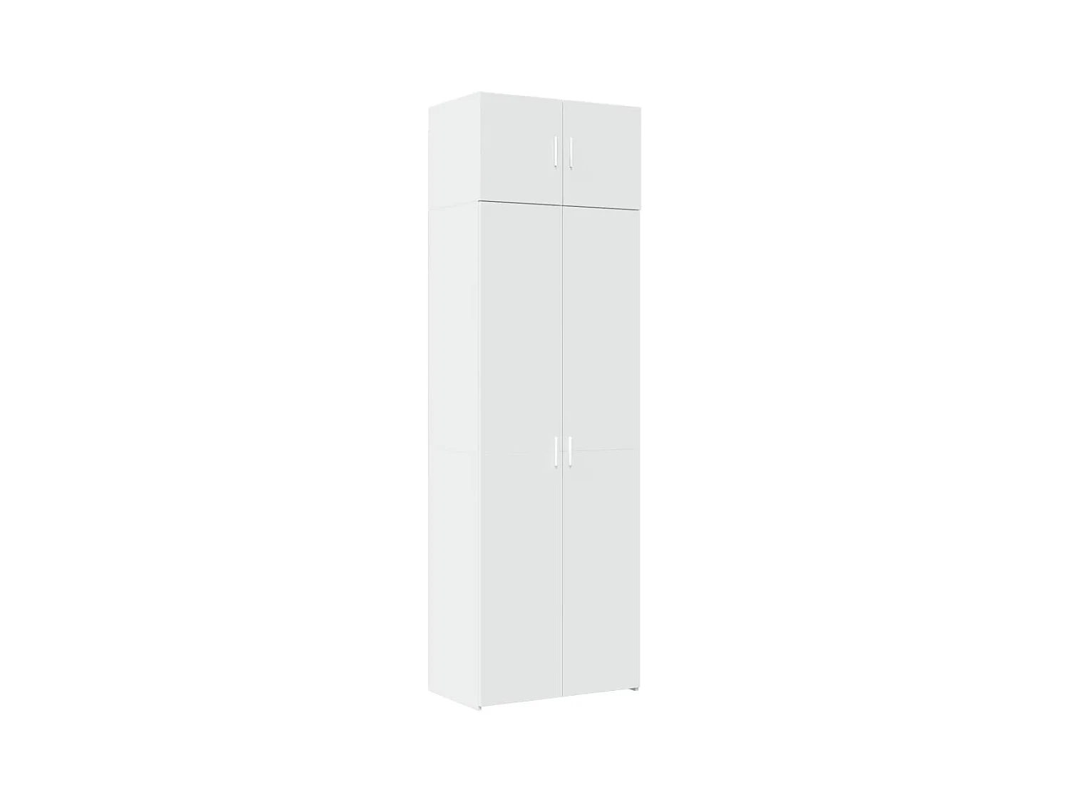 Mobile contenitore bianco 70x42,5x225 cm in legno ingegnerizzato
