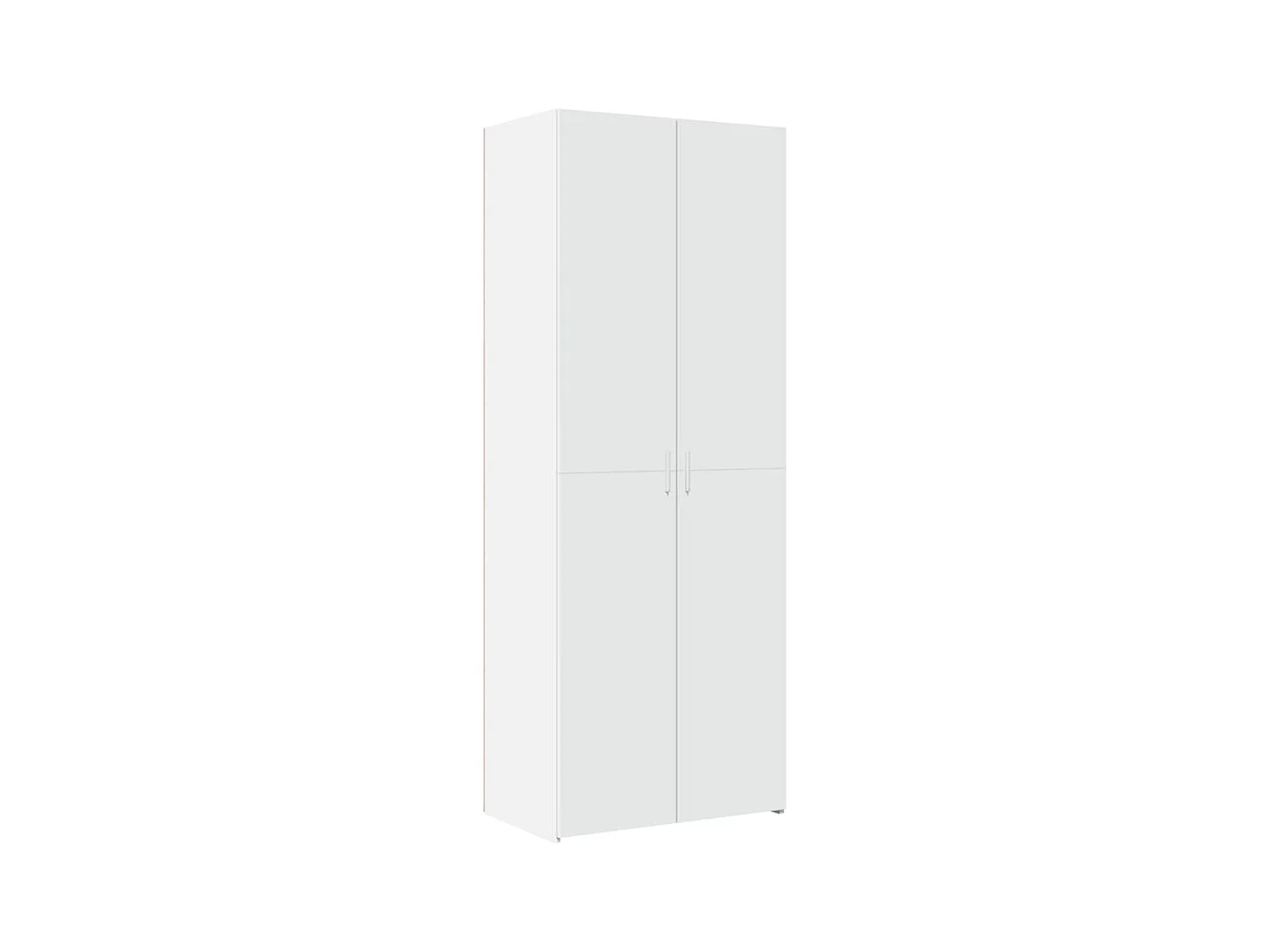 Mobile contenitore bianco 70x42,5x225 cm in legno ingegnerizzato
