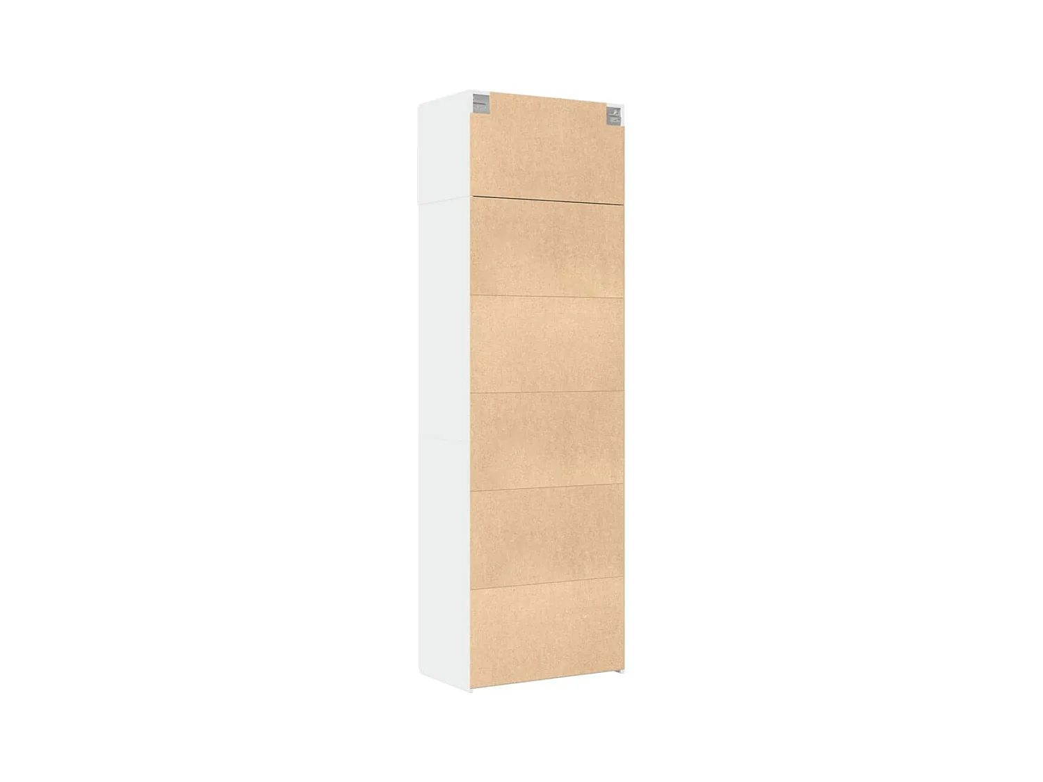 Mobile contenitore bianco 70x42,5x225 cm in legno ingegnerizzato