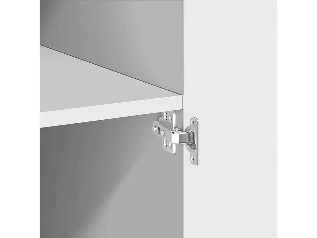 Armoire de rangement blanc 70x42,5x225 cm bois d'ingénierie