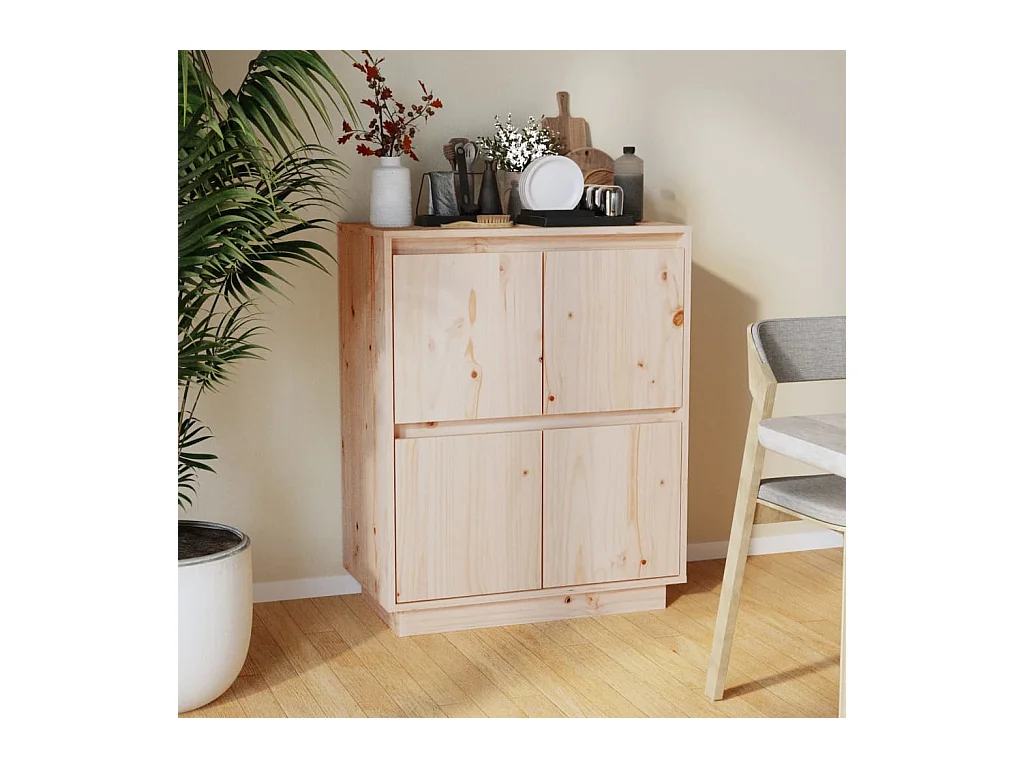 Buffet 60x34x75 cm Bois massif de pin