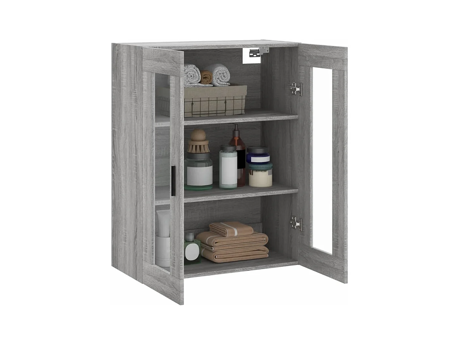 Armoire murale sonoma gris 69,5x34x90 cm