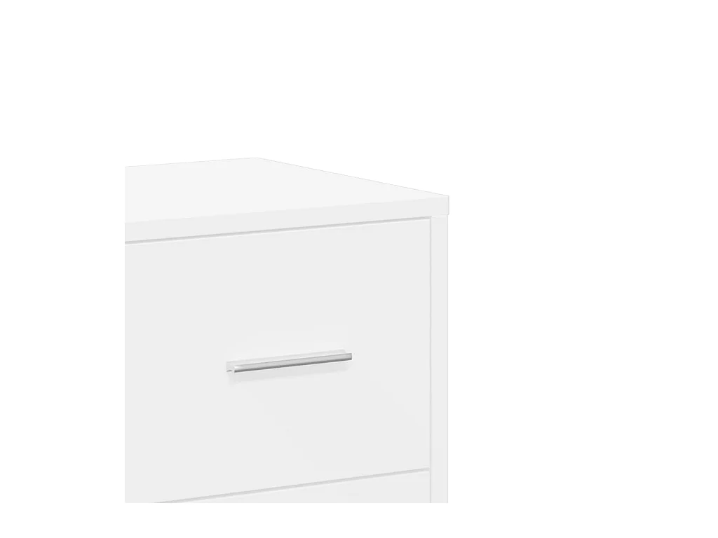 Buffet blanc 60x31x84 cm bois d'ingénierie