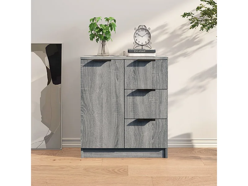 Buffet Sonoma gris 60x30x70 cm Bois d'ingénierie