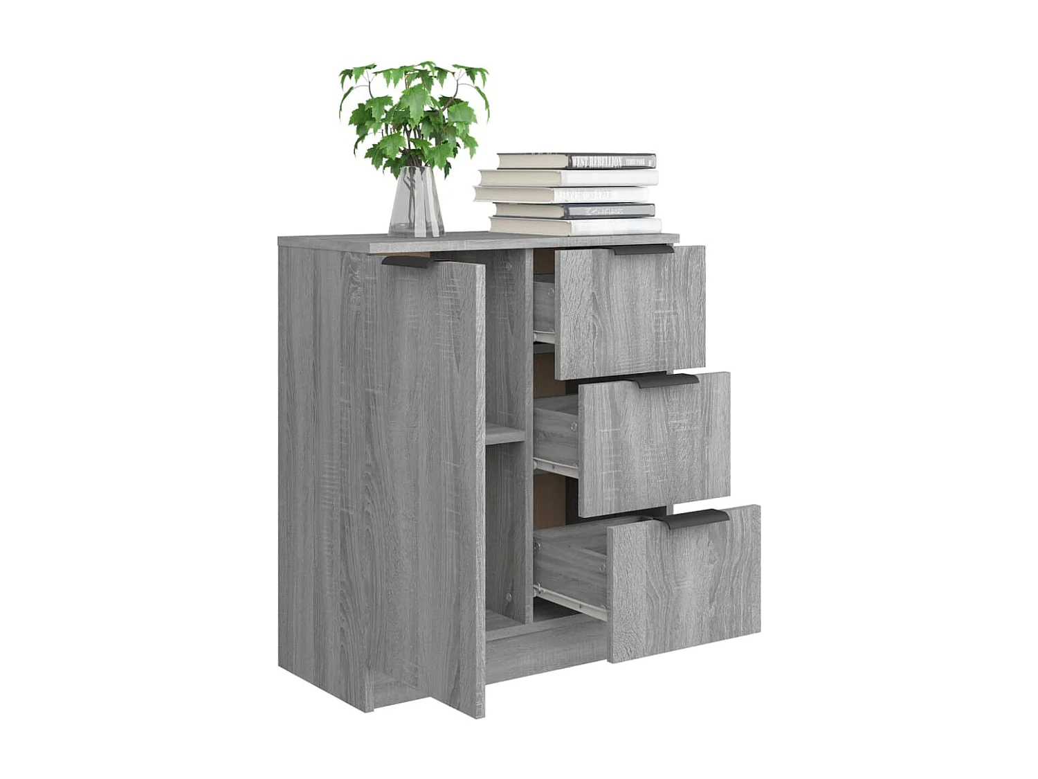 Buffet Sonoma gris 60x30x70 cm Bois d'ingénierie